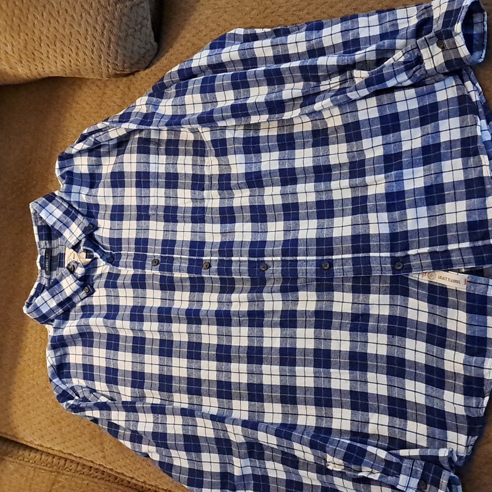 St. Johns Bay Mens Classic Fit Flannel Long Sleeve Shirt Size XL